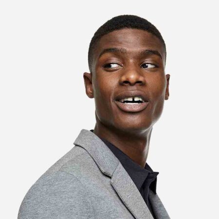 Sharp Fit Oxford Blazer